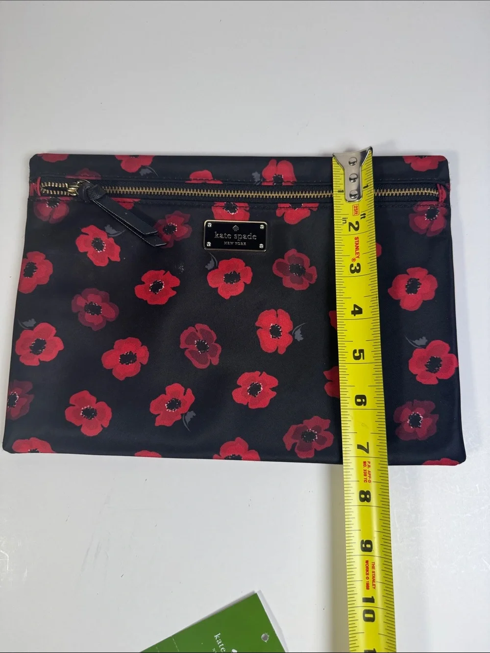 Kate Spade Wilson Road Mini Poppy Large‎ Drewe Bag Clutch Pouch